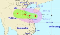 Bão số 4 suy yếu thành áp thấp nhiệt đới và đi sang Lào.