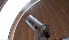 Kính thiên văn được đặt tại Đài thiên văn Nha Trang. Ảnh Vietnamnet