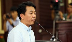 Ông Nguyễn Minh Hùng tại phiên tòa xử vụ án VN Pharma - Ảnh: HỮU KHOA
