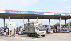 Trạm thu phí Quốc lộ 5. Nguồn Dân trí