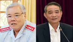 Tổng Thanh tra Chính phủ Phan Văn Sáu và Bộ trưởng GTVT Trương Quang Nghĩa.