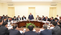 Toàn cảnh buổi làm việc. Nguồn Quang Hiếu/VGP.