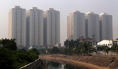 Chung cư HH4 trong khu Đô thị Linh Đàm của Doanh nghiệp tư nhân xây dựng số 1 Điện Biên. Ảnh: VnExpress