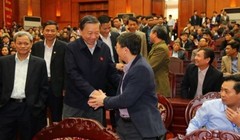 Đại biểu Quốc hội tỉnh Bắc Ninh, Bộ trưởng Công an Tô Lâm gặp gỡ cử tri Bắc Ninh. Nguồn: ANTĐ