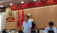 Công an TP Hà Nội tổ chức họp báo, chiều 11-6.