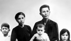 Gia đình đồng chí Võ Văn Kiệt (ảnh ghép).