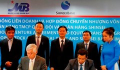 Đại diện của MB và Shinsei Bank tại lễ ký kết