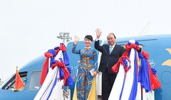 Thủ tướng Nguyễn Xuân Phúc và Phu nhân. Ảnh: VGP