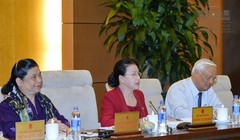 Bế mạc Phiên họp thứ 13 Ủy ban thường vụ Quốc hội khóa XIV - Ảnh: Cổng TTĐT QH