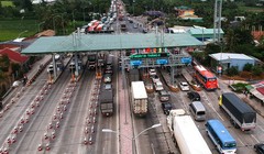 Trạm thu phí BOT Cai Lậy - Nguồn: Dân trí
