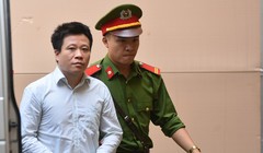 Hà Văn Thắm tại phiên xử chiều 22/9. Ảnh: Việt Hùng.