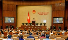 Nhiều đại biểu tranh luận sôi nổi, thẳng thắn về việc xử lý tài sản không có nguồn gốc hợp pháp - Ảnh: QH