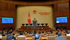 Quốc hội thông qua Luật Quản lý nợ công sửa đổi- Ảnh: QH