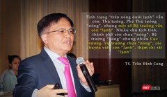 Ông Trần Đình Cung, Viện trưởng Viện Nghiên cứu Quản lý Kinh tế Trung ương