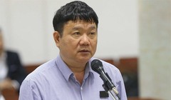 Ông Đinh La Thăng tại phiên tòa ngày 19/3. Ảnh: TTXVN