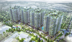 Lõi cảnh quan với cây xanh, mặt nước, tạo môi trường sống lý tưởng nhất cho cư dân tại dự án Sunshine Diamond River