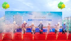 Eurowindow Tower đã chính thức cất nóc vào ngày 14/08/2020