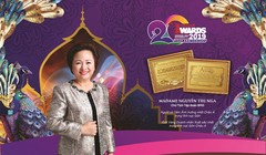 Madame Nguyễn Thị Nga, Chủ tịch Tập đoàn BRG nhận nhiều giải thưởng tại Asian Golf Awards 2019