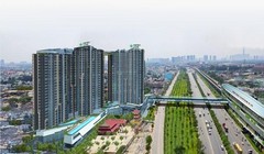 Metro Star có cầu bộ hành kết nối trực tiếp với ga Metro số 10