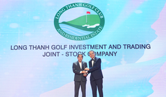 Đây là năm thứ 2 liên tiếp, Golf Long Thành được trao tặng giải thưởng này.