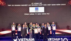 Bảo hiểm PVI đạt Top 50 doanh nghiệp lợi nhuận tốt nhất Việt Nam năm 2022