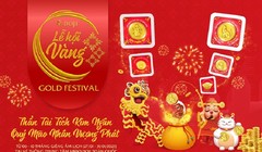 Lễ hội Vàng - Gold Festival 2023 sẽ diễn ra từ ngày mùng 6 đến mùng 10 tháng Giêng, tức ngày 27-1 đến 31-1-2023 tại hệ thống gần 200 trung tâm VBTS DOJI trên toàn quốc