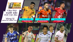 7 gương mặt xuất sắc vòng 12 V-League 2019 (ảnh VPF)