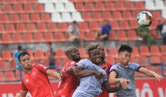 Hà Nội và TP.HCM (áo sẫm) là 2 đội mạnh tại V.League 2018 đã có mặt tại bán kết Cúp quốc gia (ảnh VPF)