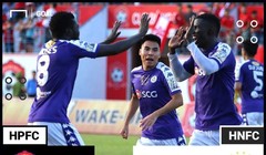 Với chiến thắng 2-1 trên sân Lạch Tray, đương kim vô địch Hà Nội đã trở lại ngôi đầu BXH (ảnh VietTimes)
