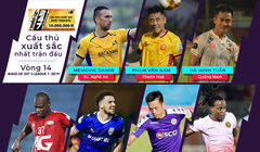 7 “Cầu thủ xuất sắc nhất trận đấu” thì có 3 ngoại bình, 3 nội binh và 1 cầu thủ nhập tịch. Ảnh VPF.