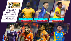 2 thủ môn Thành Thắng, Tuấn Linh đã có tên trong danh sách “cầu thủ xuất sắc nhất trận đấu” và Hữu Khôi (S.Khánh Hòa) là cái tên mới tinh. Ảnh VPF