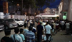 "Ngày hội bóng đá" trên sân Thống Nhất. Ảnh Hoàng Hùng.