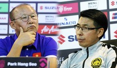 Ông Tan đã trắng tay 2 lần trước ông Park trên sân Mỹ Đình. Ảnh Fox.