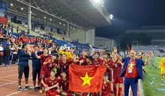Đội tuyển nữ vô địch SEA Games lần thứ 6. Ảnh VFF.