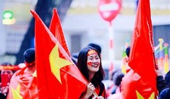 Vui cùng đội tuyển U22 Việt Nam. Ảnh AT