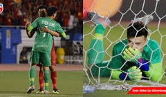 Những hành động thể hiện tinh thần đồng đội tại SEA Games 30. Ảnh AT