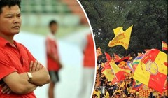 Tại đội bóng Nam Định, Văn Sỹ như một người thầy, người cha. Ảnh An Thanh.