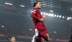 Liverpool sẽ chỉ cần giành 6 chiến thắng nữa là bước lên ngôi vương Premier League mùa này. Ảnh CLB.
