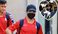 Giữa 3 kỹ năng quấy rối, kiến tạo và ghi bàn thì tiền đạo số 21 của TP.HCM cho thấy vẫn còn đấy sự nhạy cảm cần thiết để ghi bàn. Ảnh AT