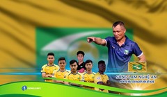 Tân HLV Quang Trường sẽ chọn ai làm người chầm trịch lối đá của đội bóng xứ Nghệ mùa này? Ảnh SLNA