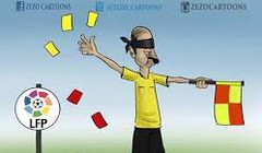Ngay cả La Liga thì trọng tài vẫn là đề tài nóng. Ảnh ZeZo