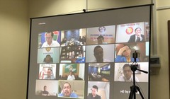 Đến nay, 14 đội đã tập luyện lại chuẩn bị cho mùa giải, BTC V.League 2020 cũng đang tính toán và đưa ra phương án khá thi nhất để tiếp tục mùa giải. Ảnh VPF