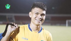 Vận đen đang đeo đuổi Phạm Xuân Mạnh khiến cho cổ động viên SLNA không khỏi lo lắng. Ảnh FBNV.