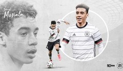 Thần đồng bóng đá Đức Musiala 18 tuổi. Ảnh DW