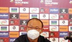 Ông Park Hang-seo và các học trò vẫn có quyền tự hào về trận đấu này. Ảnh VFF.