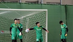 Các thủ môn của đội tuyển Việt Nam. Ảnh VFF.