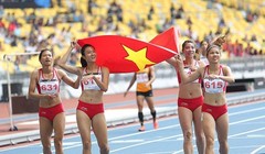 Các cô gái Vàng Việt Nam. Ảnh TTXVN