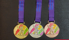 Ban tổ chức đã chuẩn bị hơn 4.000 huy chương vàng, bạc, đồng cho các VĐV đạt thành tích cao khi thi đấu. Ảnh AT.