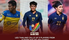 Ba cầu thủ thi đấu ở châu Âu của U23 Thái Lan.