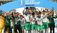 Nhà vô địch tuyệt đối U23 Saudi Arabia. Ảnh AFC.